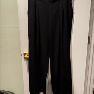 Nine West Black Wide-Leg Trousers